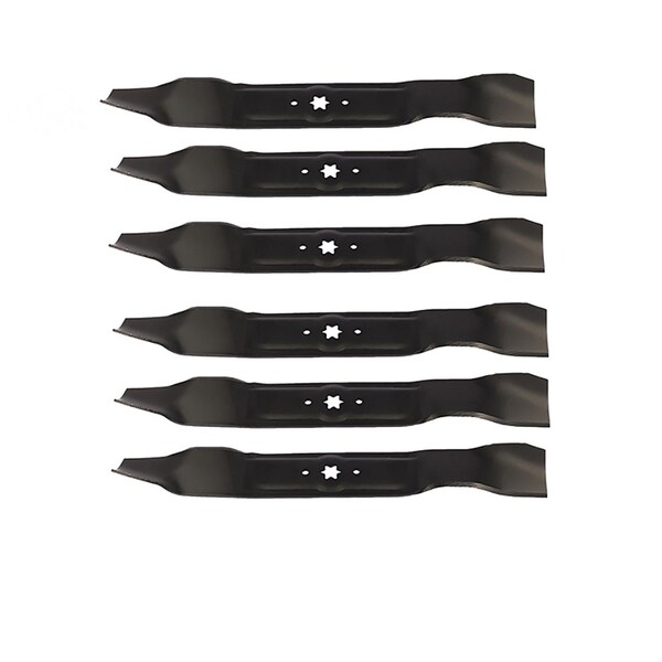 Aic Replacement Parts 6 Mower Blades Fits Cub Cadet 942-0616 742-04308 742-0616 942-04312 942-04126 942-0616_x6 - main
